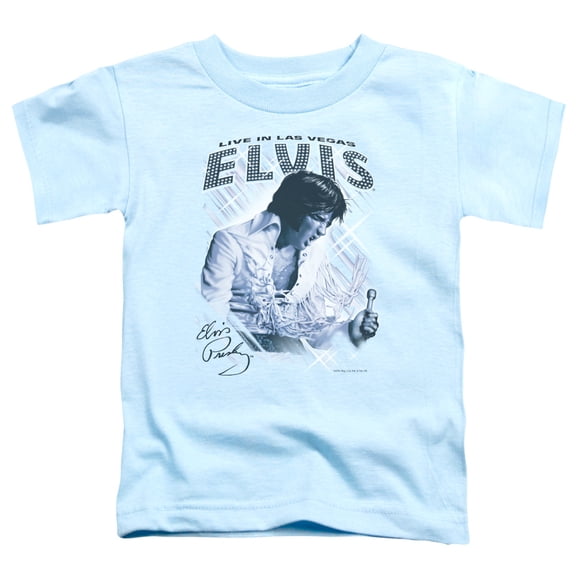 Elvis Presley Blue Vegas S/S Toddler T-Shirt Carolina Blue