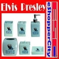 thumbnail image 1 of Elvis Presley Ceramic 6 pc Bathroom Set, New Soap Dish, 1 of 4