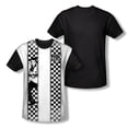 thumbnail image 1 of Elvis Presley Checkered Bowling Shirt Youth Sublimated T-Shirt White, 1 of 4
