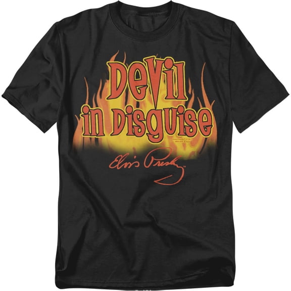Elvis Presley T-Shirt Devil In Disguise Unisex Graphic Tee For Men & Women