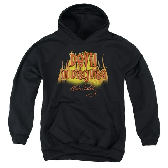 Elvis Presley - Devil In Disguise - Youth Hooded Sweatshirt - Large