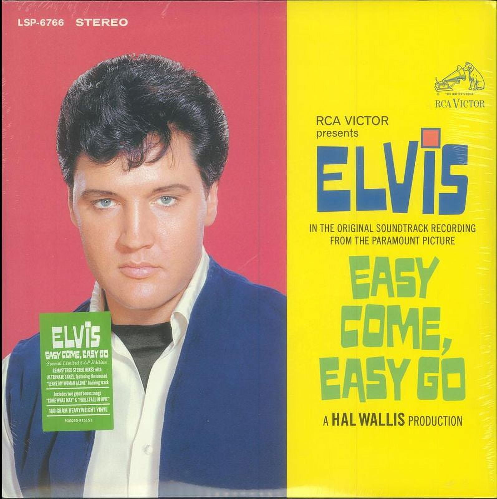Elvis Presley Easy Come, Easy Go UK英盤 LP Elvis Presley - Easy Come, Easy Go - 2LP - Walmart.com