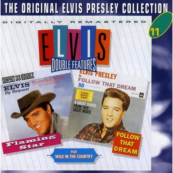 Elvis Presley - Elvis Double Features: Flaming Star / Follow That Dream / Plus Wild in the Country Soundtrack - Music & Performance - CD
