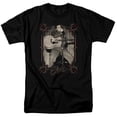 thumbnail image 1 of Elvis Presley Elvis Pinstripes Adult 18/1 T-Shirt Black, 1 of 2