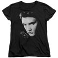 thumbnail image 1 of Elvis Presley - Face - Women's Short Sleeve Shirt - Small, 1 of 2