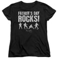 thumbnail image 1 of Elvis Presley Fathers Day Rocks Women's T-Shirt Black, 1 of 2