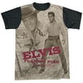thumbnail image 1 of Elvis Presley - Flaming Star - Short Sleeve Black Back Shirt - XXX-Large, 1 of 4