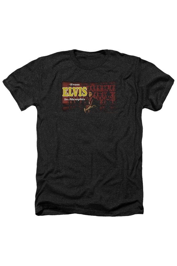 Elvis Presley - From Elvis In Memphis - Heather Short Sleeve Shirt - Large