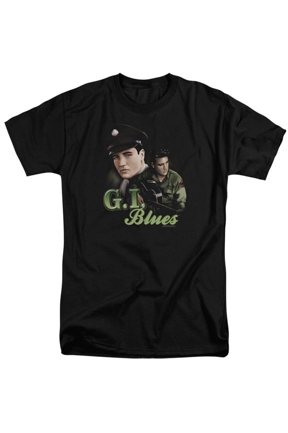 Elvis Presley G I Blues S/S Adult Tall Black