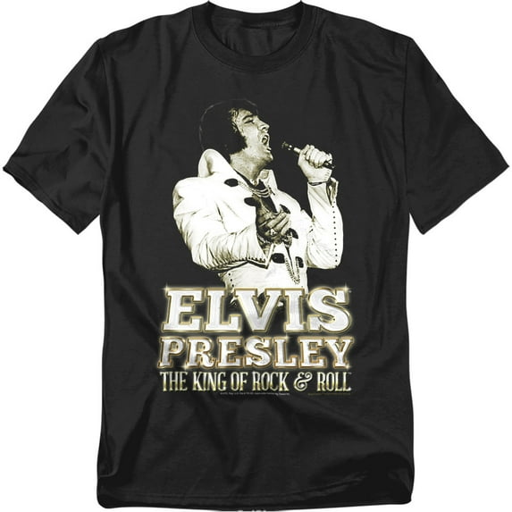 Elvis Presley T-Shirt Golden Unisex Graphic Tee For Men & Women