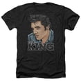 thumbnail image 1 of Elvis Presley - Graphic King - Heather Short Sleeve Shirt - Medium, 1 of 2