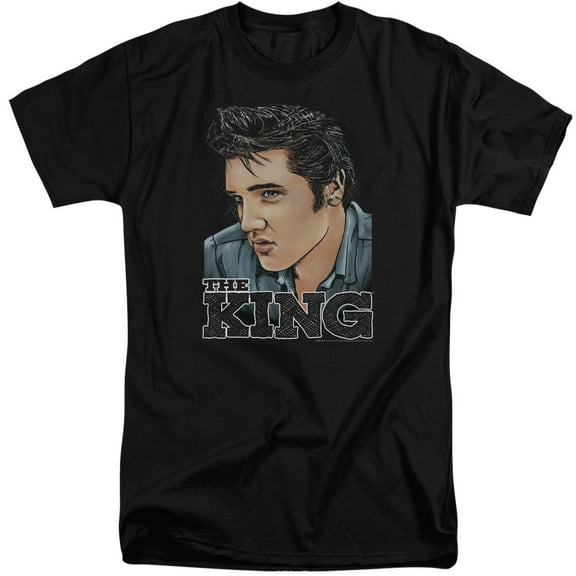 Elvis Presley - Graphic King - Tall Fit Short Sleeve Shirt - XXX-Large