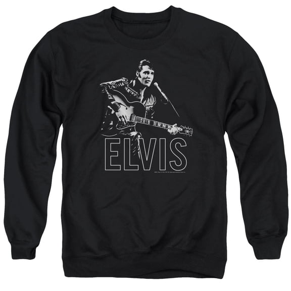 Elvis Presley - Guitar In Hand - Crewneck Sweatshirt - Small