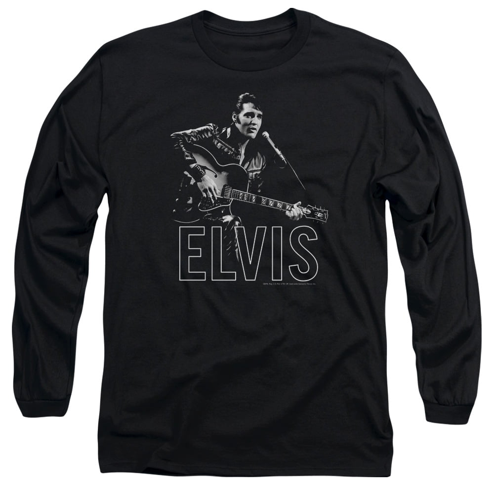 【IONSEOUL】Elvis Printing Long Sleeve 4JH570 Elvis-Presley-Guitar-In-Hand-
