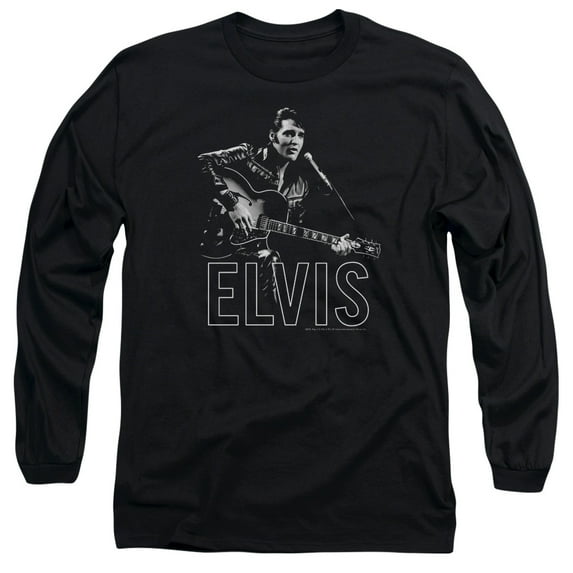 Elvis Presley - Guitar In Hand - Long Sleeve Shirt - Small
