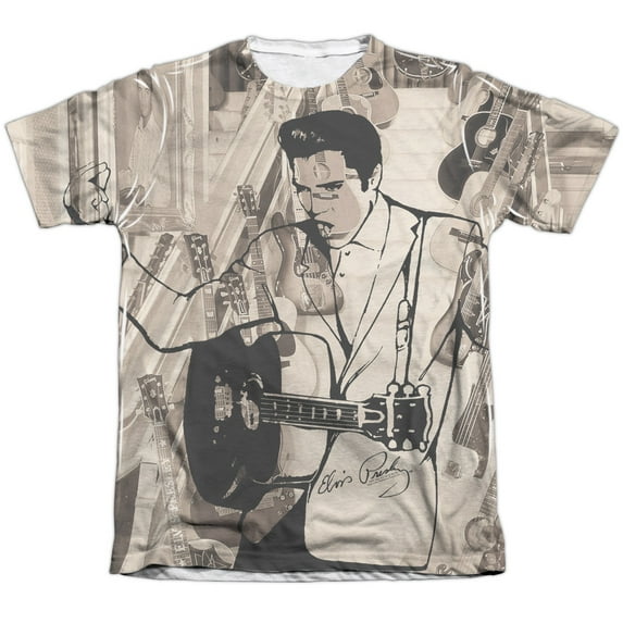 Elvis Presley - Guitarman - Short Sleeve Shirt - X-Large