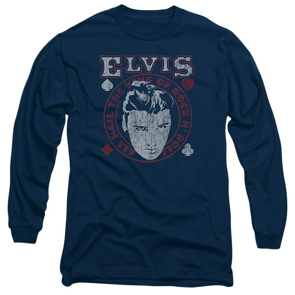 Elvis Presley - Hail The King - Long Sleeve Shirt - Large