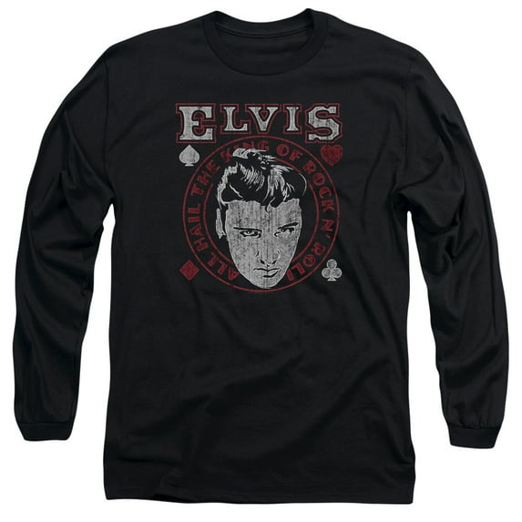 Elvis Presley - Hail The King - Long Sleeve Shirt - Medium