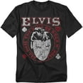 thumbnail image 1 of Elvis Presley T-Shirt Hail The King Unisex Graphic Tee For Men & Women Black&nbsp;, 1 of 7