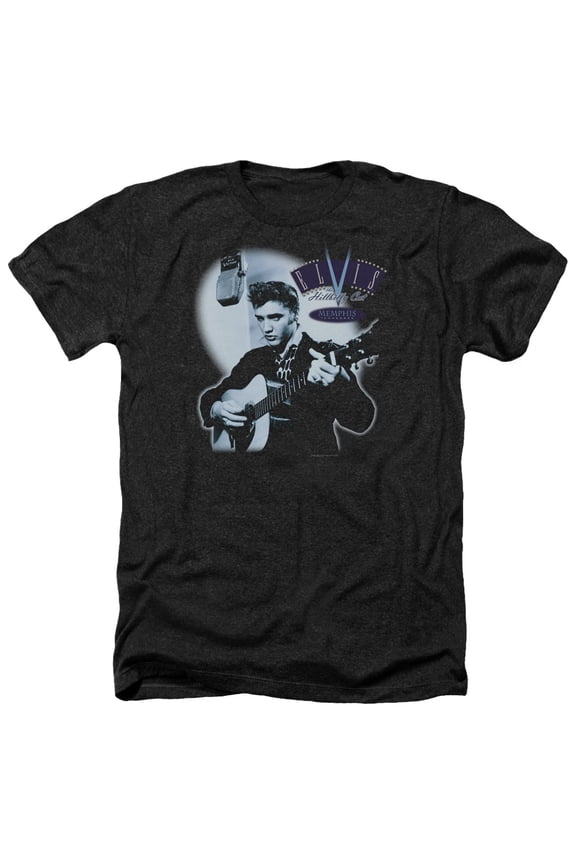 Elvis Presley - Hillbilly Cat - Heather Short Sleeve Shirt - XXX-Large
