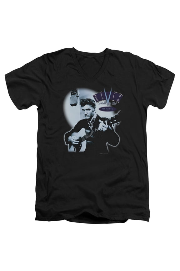Elvis Presley - Hillbilly Cat - Slim Fit V Neck Shirt - XX-Large