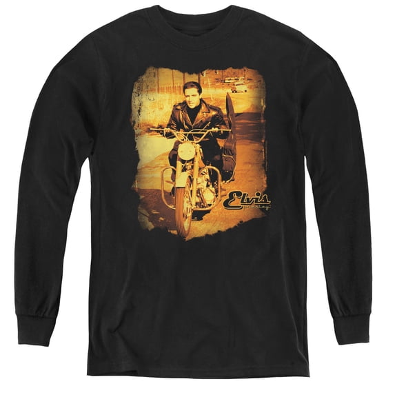 Elvis Presley - Hit The Road - Youth Long Sleeve Shirt - X-Large
