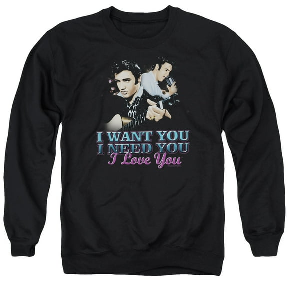 Elvis Presley - I Want You - Crewneck Sweatshirt - XX-Large