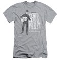 thumbnail image 1 of Elvis Presley In Person S/S Adult 30/1 T-Shirt Athletic Heather, 1 of 2