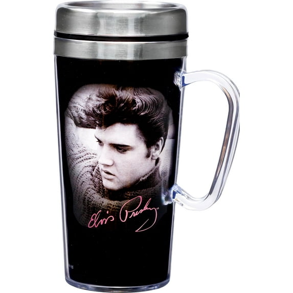ELVIS PRESLEY ACRYLIC TRVL MUG