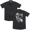 thumbnail image 1 of Elvis Presley International Hotel (Back Print) Adult Work Shirt Black, 1 of 3