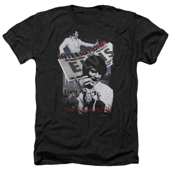 Elvis Presley - International Hotel - Heather Short Sleeve Shirt - XXX-Large
