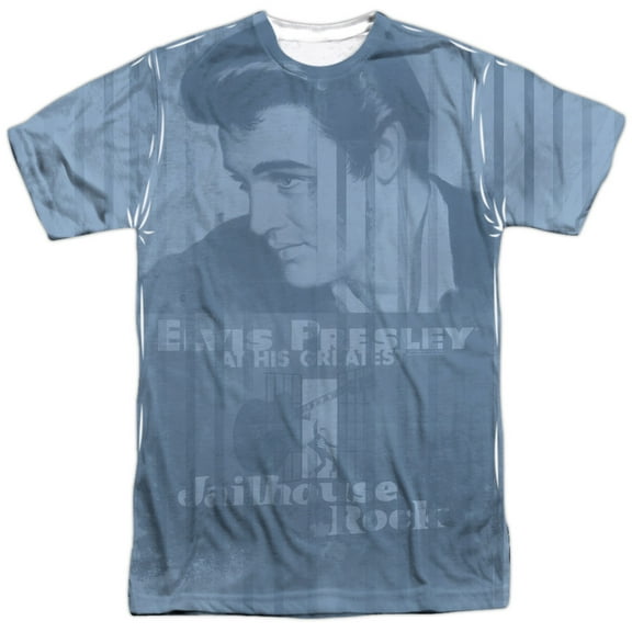 Elvis Presley - Jailhouse Poster All Over - Short Sleeve Shirt - XX-Large