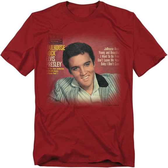 Elvis Presley T-Shirt Jailhouse Rock 45 Unisex Graphic Tee For Men & Women