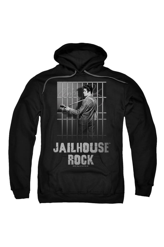 Elvis Presley Jailhouse Rock Adult Pullover Hoodie Sweatshirt Black