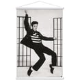 thumbnail image 1 of Elvis Presley - Jailhouse Rock Pose Wall Poster with Magnetic Frame, 22.375" x 34", 1 of 5