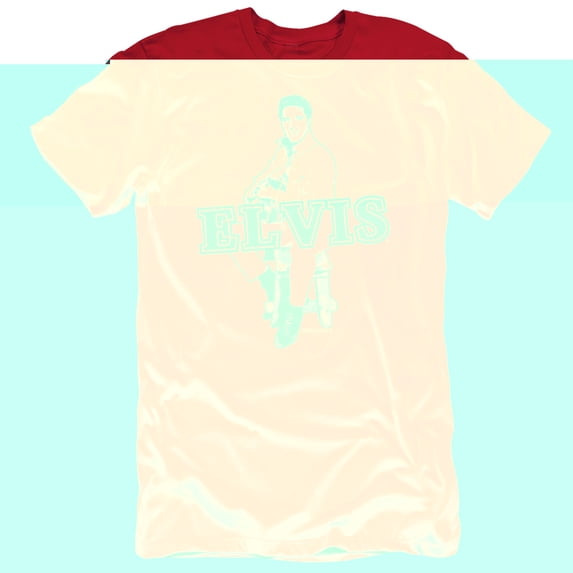 Elvis Presley Jamming 30/1 T-Shirt Red