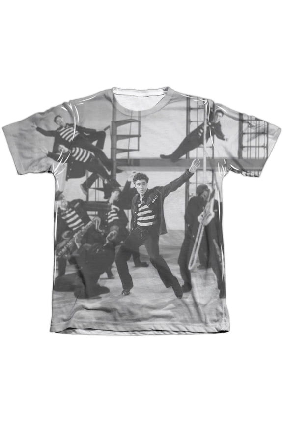 Elvis Presley Jubilant Felons Sublimated T-Shirt White