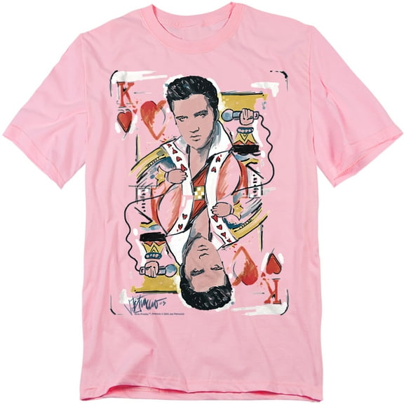 Elvis Presley T-Shirt King of Hearts Unisex Graphic Tee For Men & Women