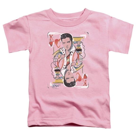 Elvis Presley - King Of Hearts - Toddler Short Sleeve Shirt - 4T