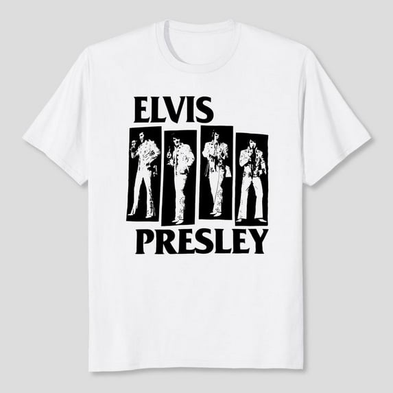 Elvis Presley King Of Rock And Roll Shirt, Men's And Women's Graphic Tee 100% Cotton by TBun, Full Sizes S-5XL