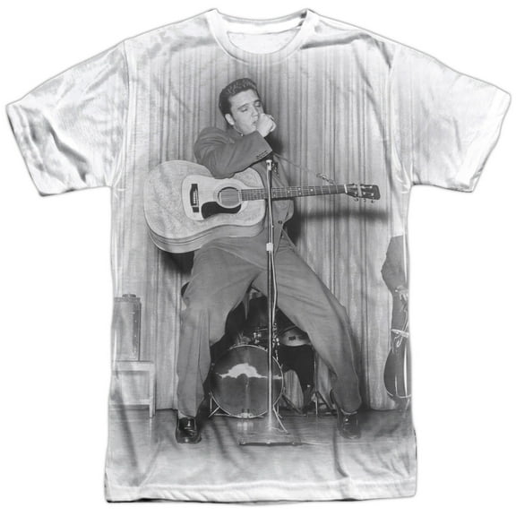 Elvis Presley King Of Rock N Roll Icon On Your Toes Adult Front Print T-Shirt T