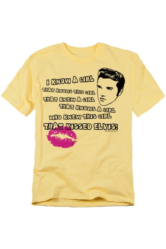 T-Shirt Kissed Elvis Unisex Graphic Tee For Men & Women