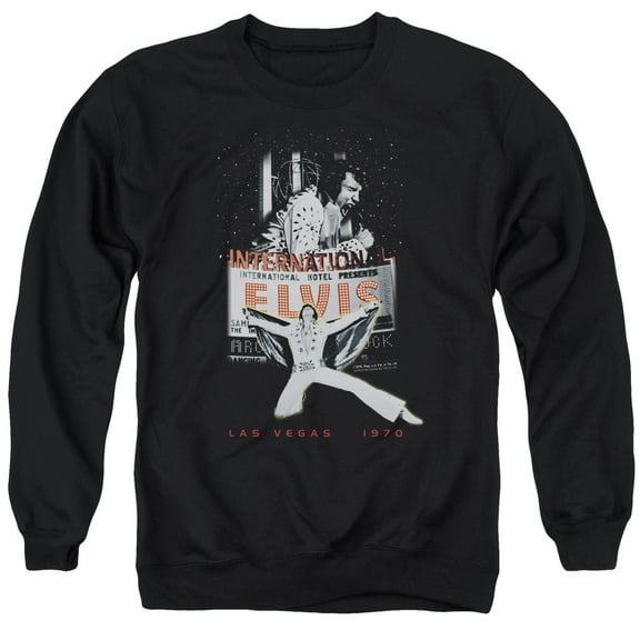 Elvis Presley - Las Vegas - Crewneck Sweatshirt - Small