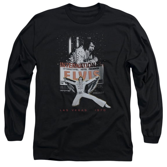 Elvis Presley - Las Vegas - Long Sleeve Shirt - XX-Large
