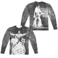 thumbnail image 1 of Elvis Presley Legendary Performance (Front/Back Print) Sublimated Long Sleeve T-Shirt White, 1 of 4