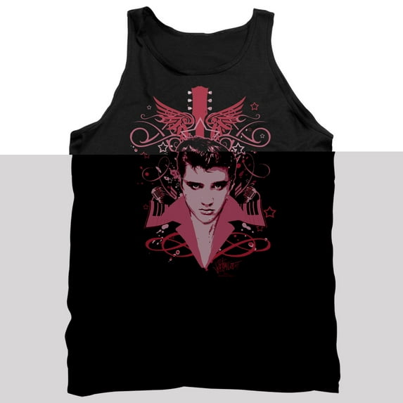 Elvis Presley Let's Face It Tank Top Black