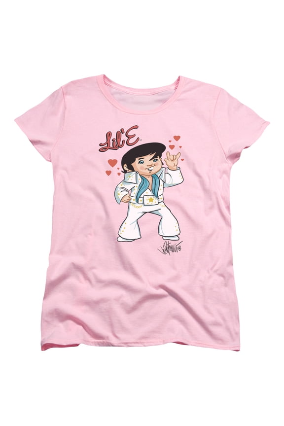 Elvis Presley - Lil E - Women's Short Sleeve Shirt - XX-Large