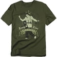 thumbnail image 1 of Elvis Presley T-Shirt Long Live The King Unisex Graphic Tee For Men & Women Military Green&nbsp;, 1 of 7