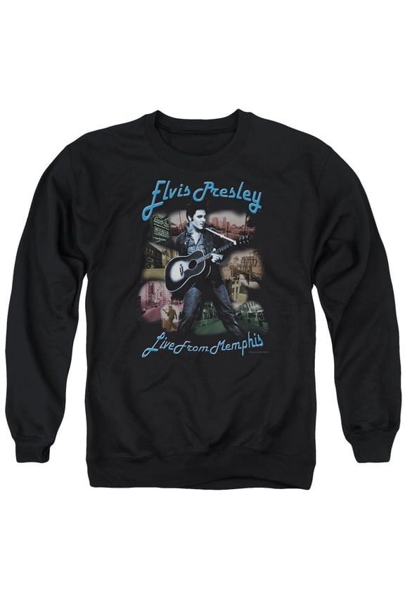 Elvis Presley - Memphis - Crewneck Sweatshirt - Large