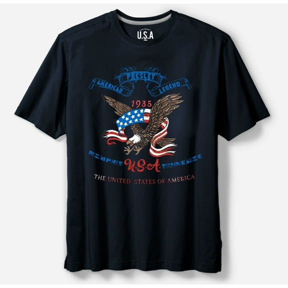 Elvis Presley Memphis Men's and Big Men's Graphic T-shirt